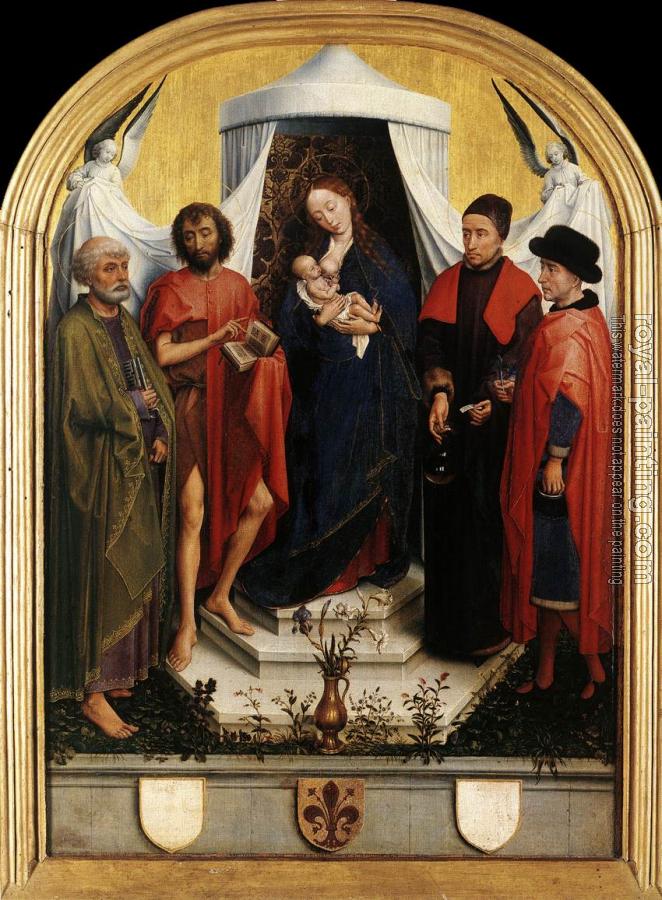 Rogier Van Der Weyden : Virgin with the Child and Four Saints